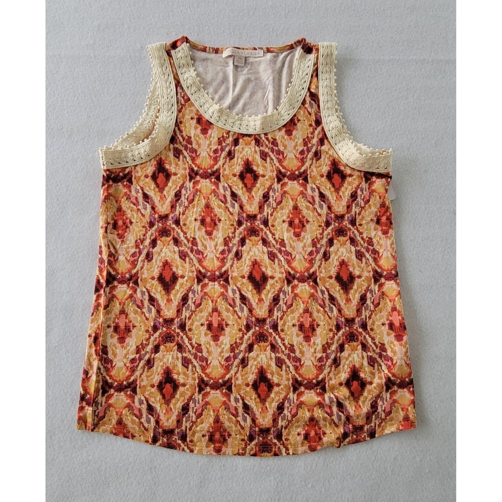 Stella &‎ Ginger Summer Top Size PS SLEEVELESS, MULTI COLOR